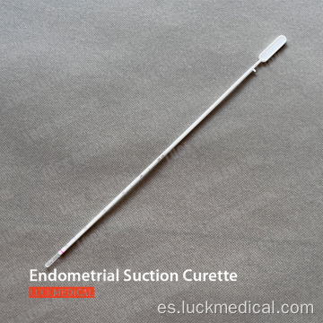 Cureta de succión endometrial desechable